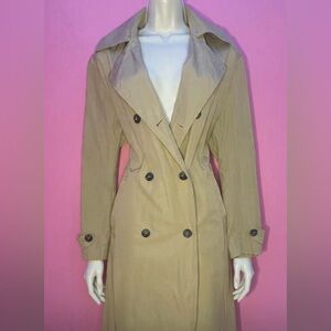 NWT Full-Length Trench Coat – Longline Jacket – Size Medium